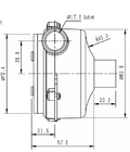 24V bezszczotkowy wentylator odśrodkowy Dc OWB9250C do wentylacji przemysłowej