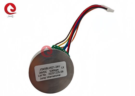 JUNQI 45BLW21 24VDC 6700RPM 84mN.M Moment obrotowy dla automatycznego systemu zaworów