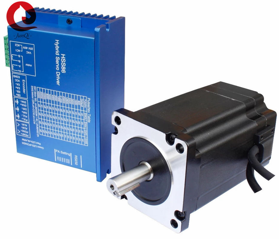 86mm Serwo silnik krokowy 1000PPR Enkoder 86HSE12N-BC38 HSS86 Do maszyny CNC Lather